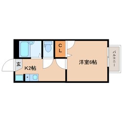 古庄駅 徒歩11分 2階の物件間取画像